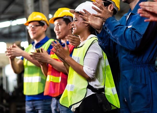 Contractors Clapping After Getting Contractor’s Insurance in Holgate, Ohio 